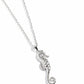 Sparkling Seahorse - Silver Necklace