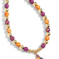 Speckled Story - Orange Necklace