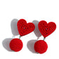 Spherical Sweethearts - Red Earring