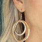 Spinning With Sass - Gold Earring