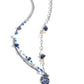 Spiraling Seafloor - Blue Necklace