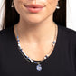 Spiraling Seafloor - Blue Necklace