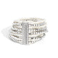 Spirited Stack  -White Bracelet