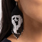 Spooky Strands - Black Earring