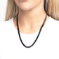 Spray Paint Sass - Black Necklace