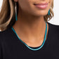 Spray Paint Sass - Blue Necklace