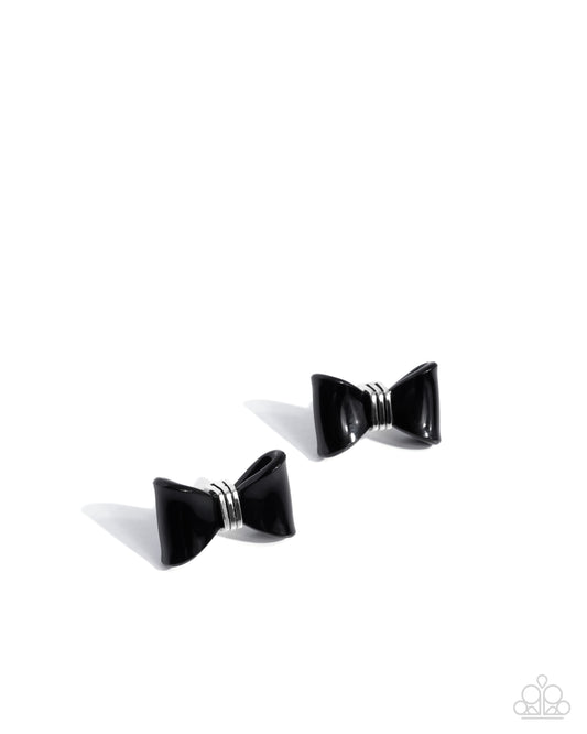 Spruced Up - Black Earring
