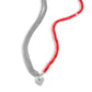 Squared Sweetheart - Red Necklace
