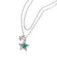 Stackable Stars - Green Necklace