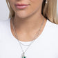 Stackable Stars - Green Necklace