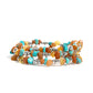 Stacking Stones - Orange Bracelet