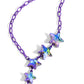 Star - Crossed Sparkle - Purple Necklace
