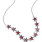 Star Quality Sensation - Red Necklace