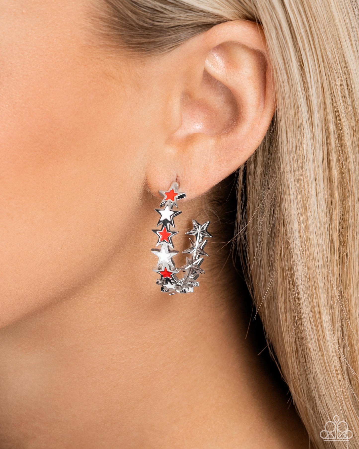 Star Spangled Statement - Red Earring