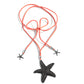 Starfish Sentiment - Orange Necklace