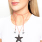 Starfish Sentiment - Orange Necklace
