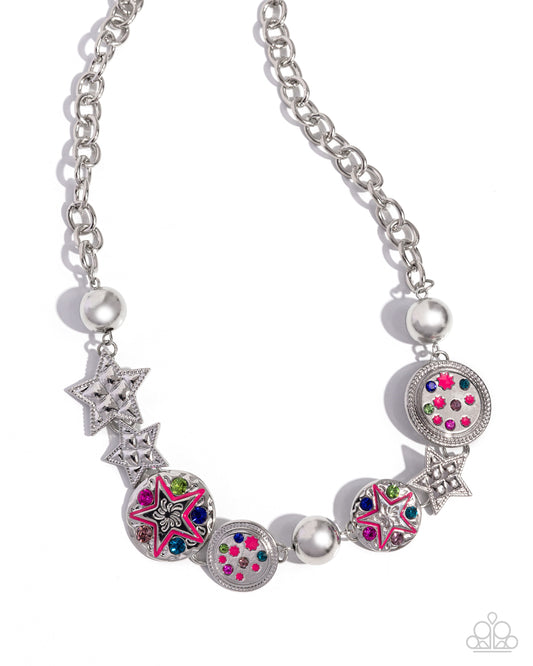 Starry Shopaholic - Pink Necklace