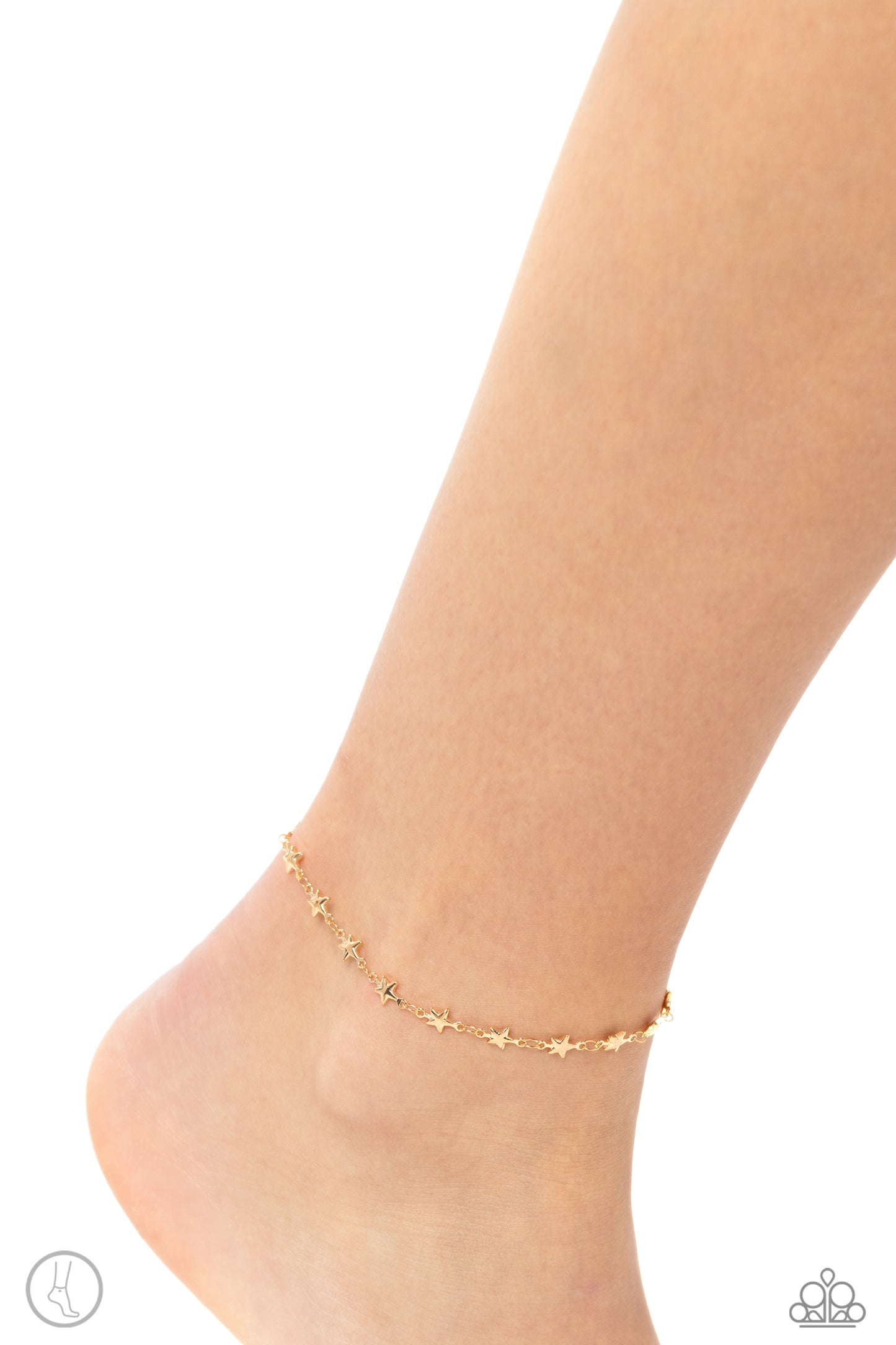 Starry Swing Dance - Gold Anklet