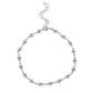 Starry Swing Dance - Silver Anklet