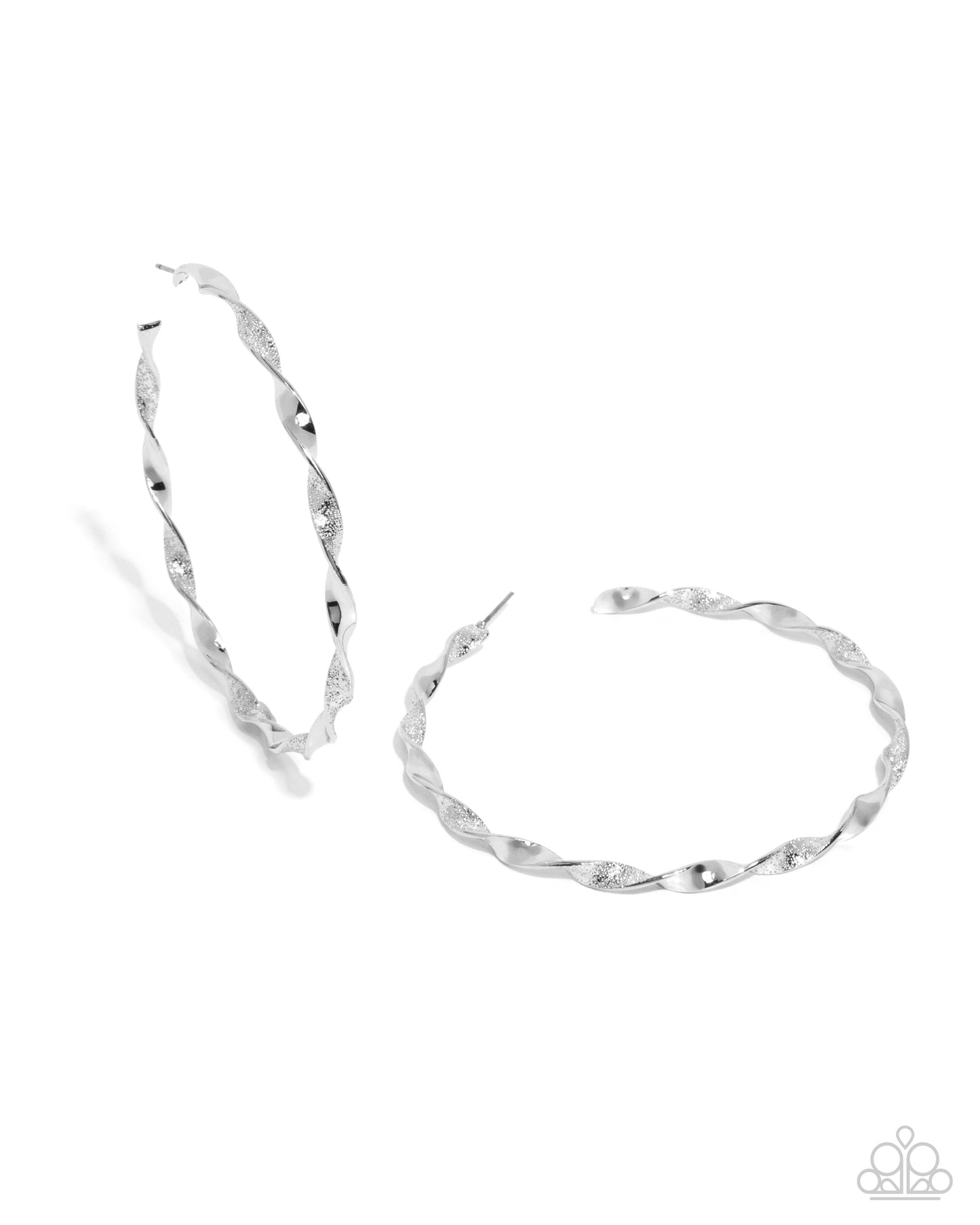 Steady Spirals - Silver Earring