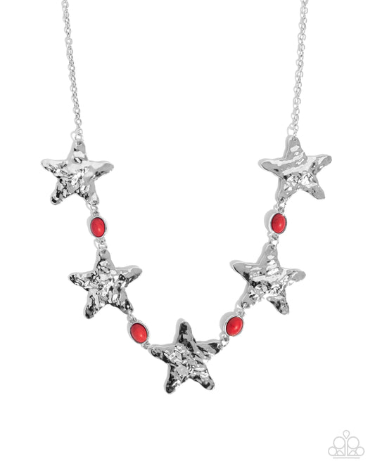 Stellar Santa Fe - Red Necklace
