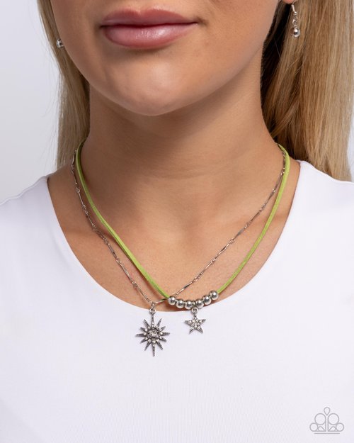 Stellar Sojourn - Green Necklace