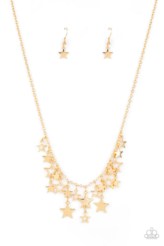Stellar Stardom - Gold Necklace