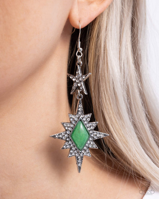 Stellar State of Mind - Green Earring
