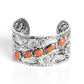 Still FLORAL Stones - Orange Bracelet
