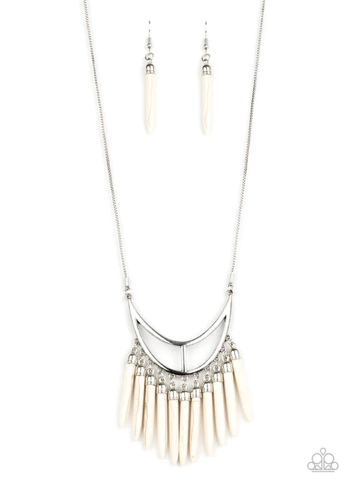 Stone Age A-Lister - White Necklace