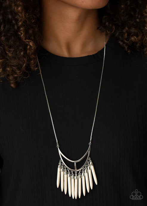 Stone Age A-Lister - White Necklace