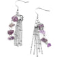 Stone Sensation - Purple Earring