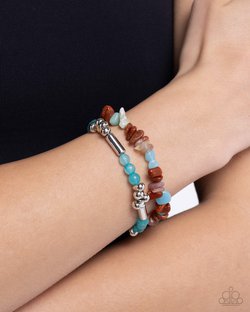 Stony Sequence  - Blue Bracelet