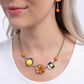 Stony Someday - Orange Necklace