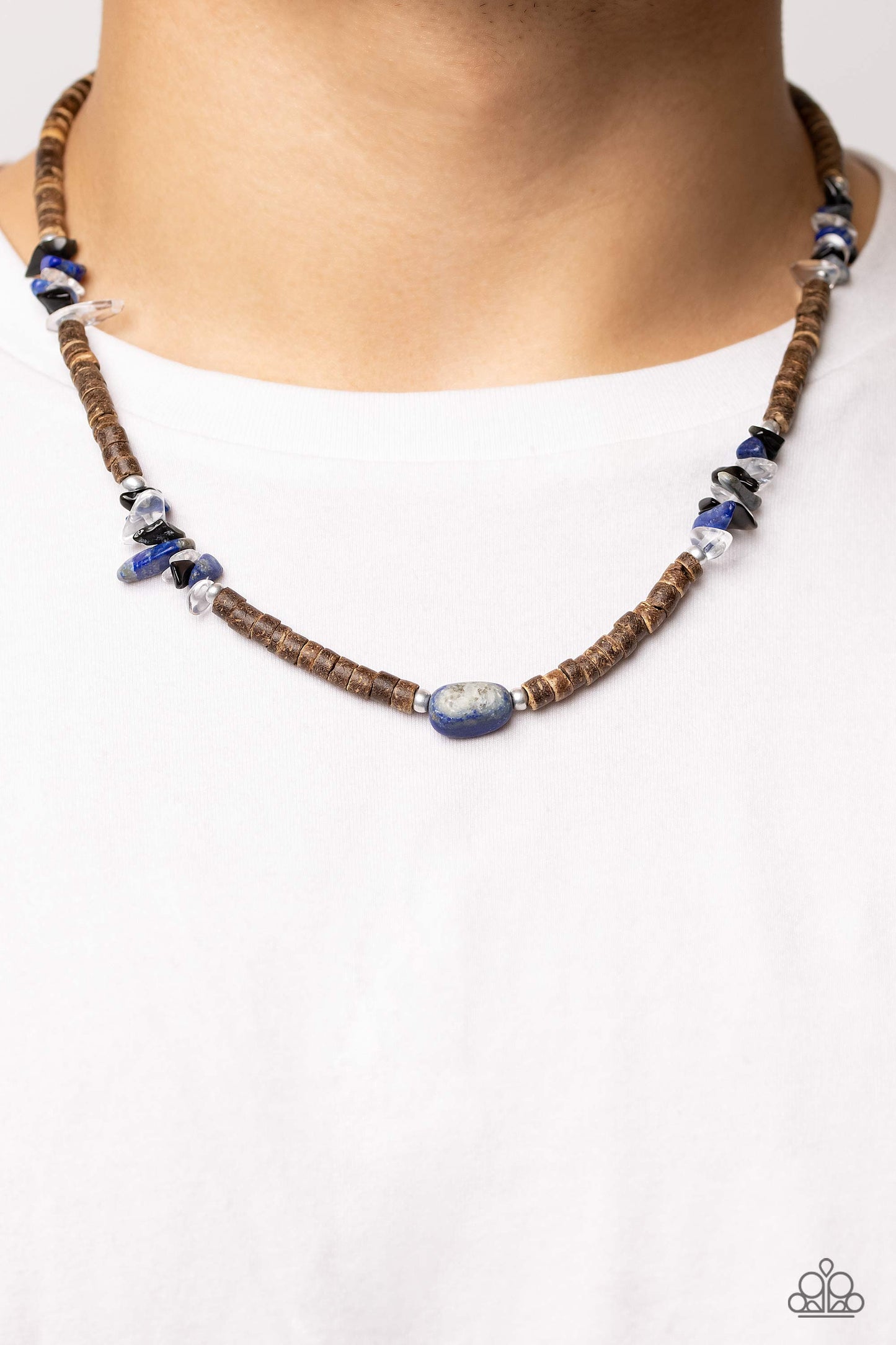 Stony Survivor - Blue Necklace
