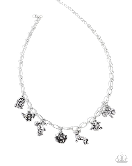 Storyteller Sheen - Silver Necklace