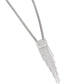 Straighten Up - White Necklace