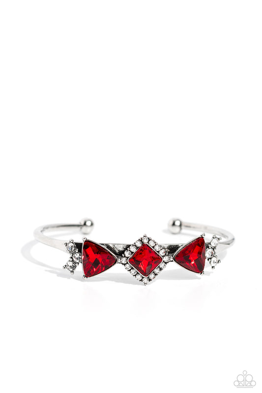 Strategic Sparkle - Red Bracelet