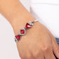 Strategic Sparkle - Red Bracelet