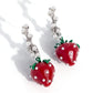 Strawberry Picnic - Red Earring