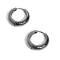 Streamlined Status - Black Earring