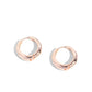 Streamlined Status - Rose Gold Earring