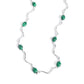 Striped Season - Green Necklace