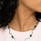 Striped Season - Green Necklace