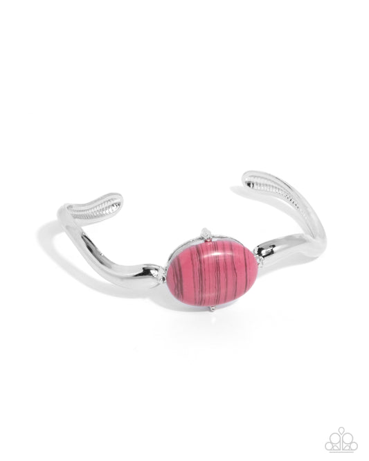 Striped Sensation - Pink Bracelet