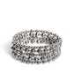 Striped Stack - Silver Bracelet