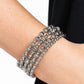 Striped Stack - Silver Bracelet