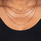 Studded Shimmer - Copper Necklace