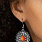 Summer Blooms - Orange Earring