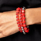 Summer Sabbatical - Red Bracelet